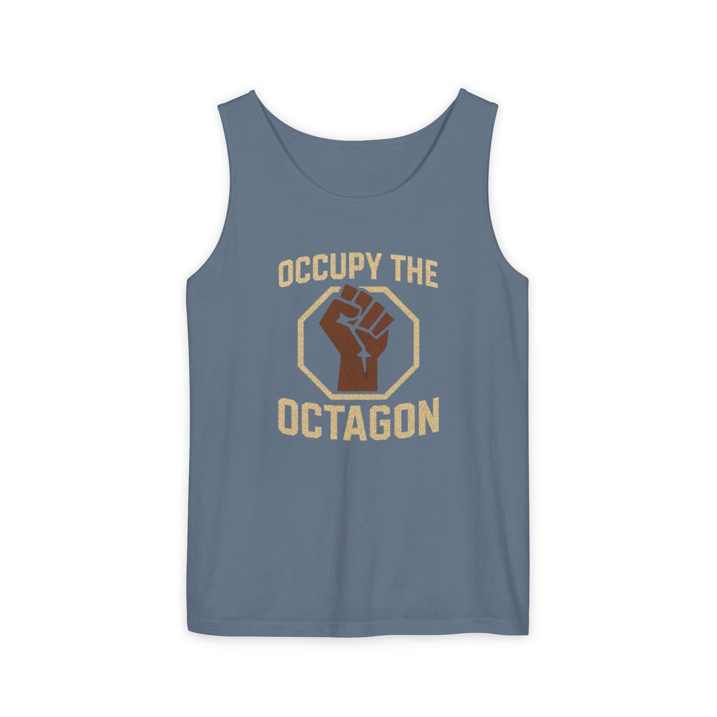 Occupy the Octagon - Unisex Garment-Dyed Tank Top
