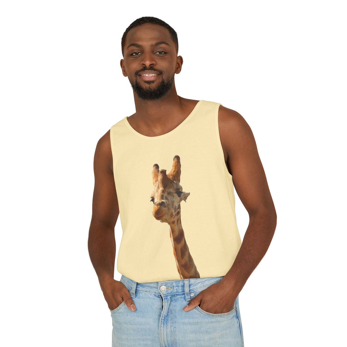 Giraffe   - Unisex Garment-Dyed Tank Top