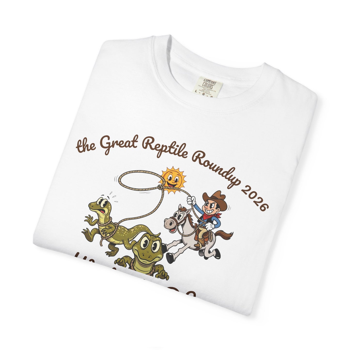 GRR - the Great Reptile Roundup of 2026 - Unisex Garment-Dyed T-shirt