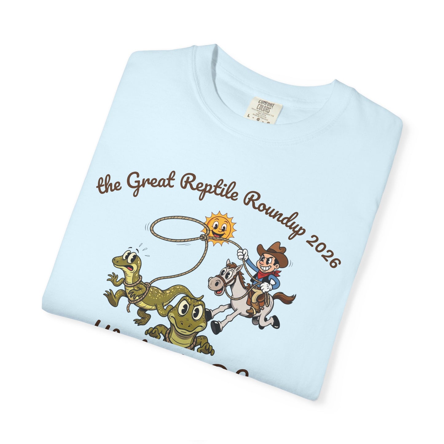 GRR - the Great Reptile Roundup of 2026 - Unisex Garment-Dyed T-shirt