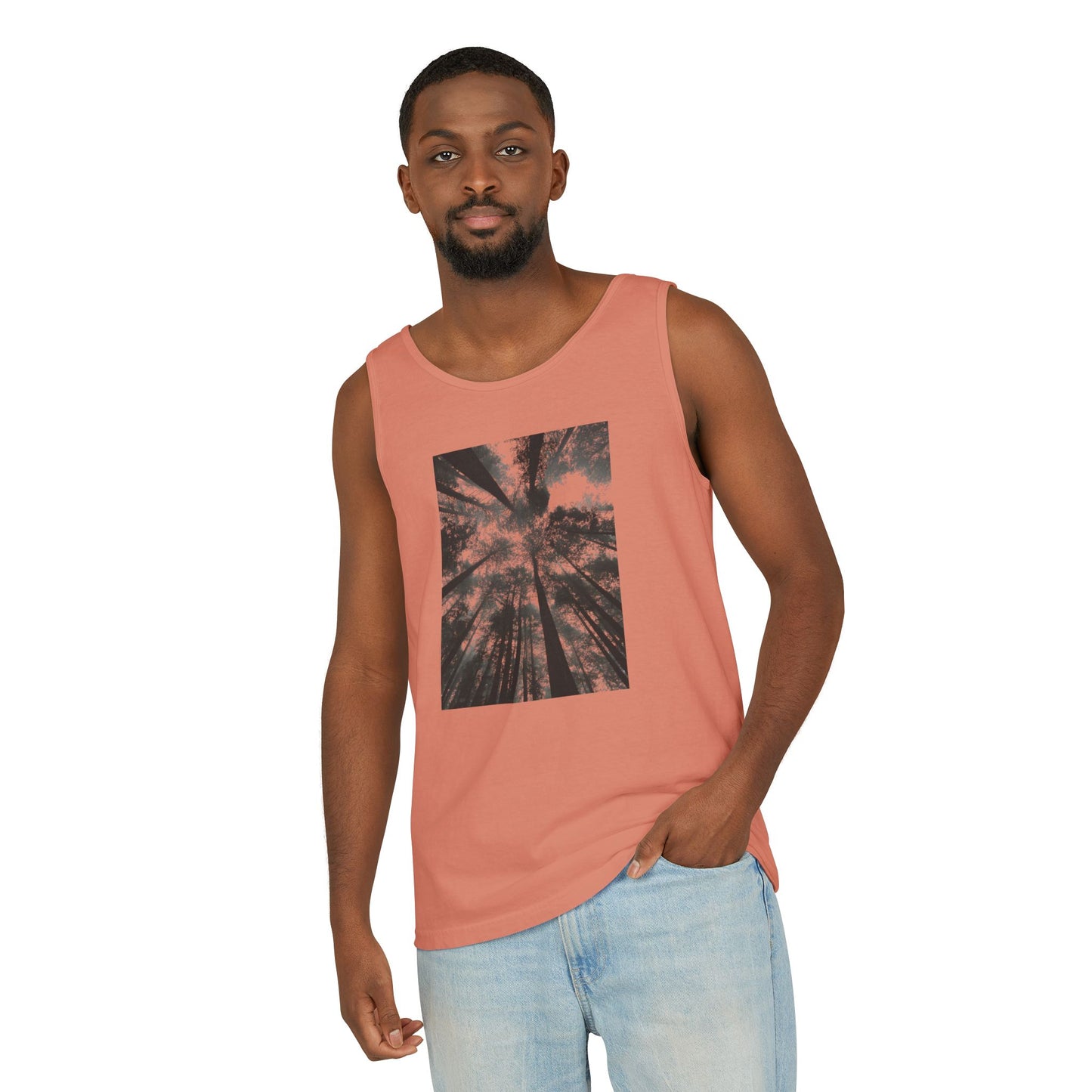 Redwood canopy- Unisex Garment-Dyed Tank Top