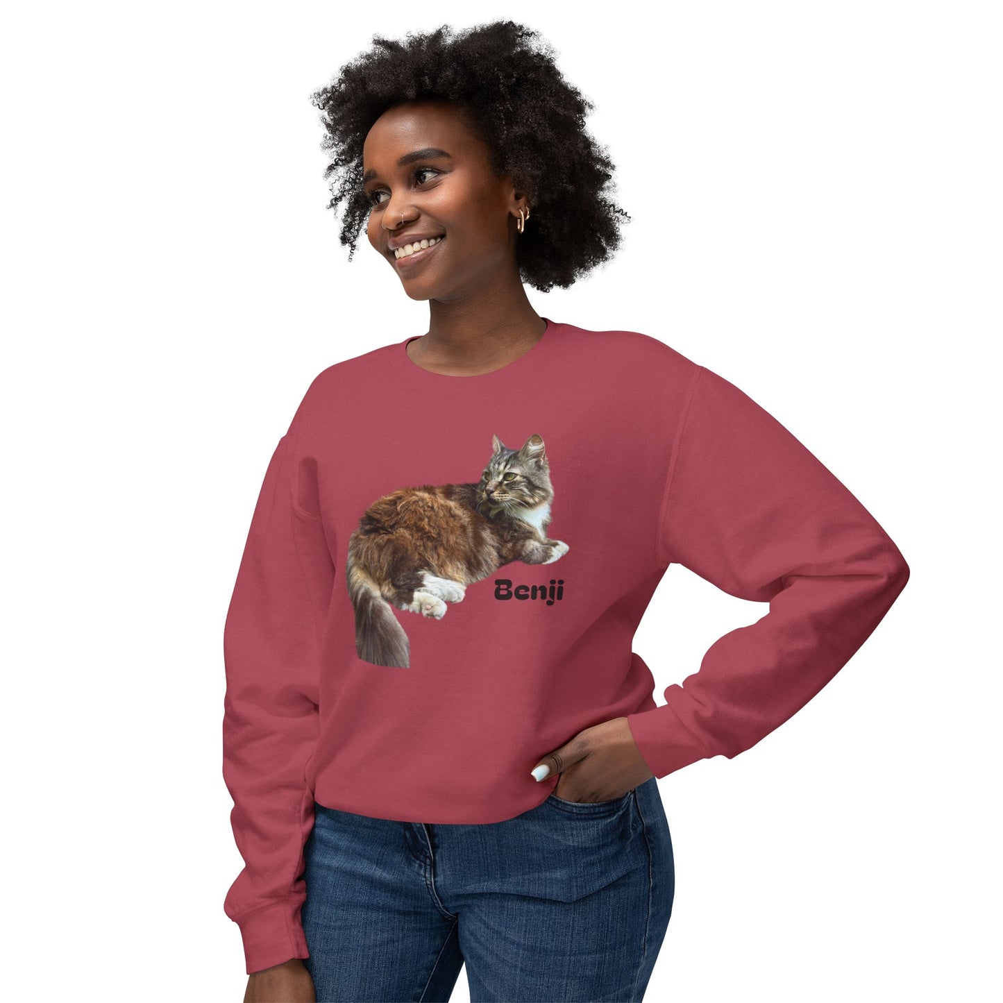 Benji!!! Bear man cat - Crewneck Sweatshirt — Urban Gecko Streetwear