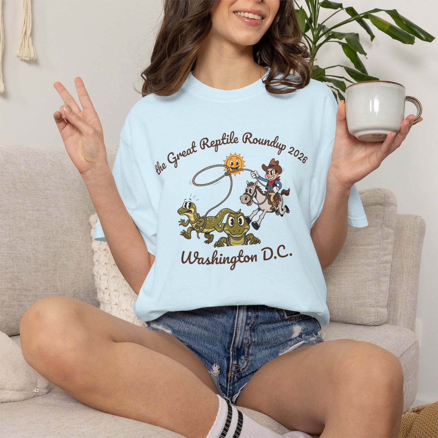 GRR - the Great Reptile Roundup of 2026 - Unisex Garment-Dyed T-shirt