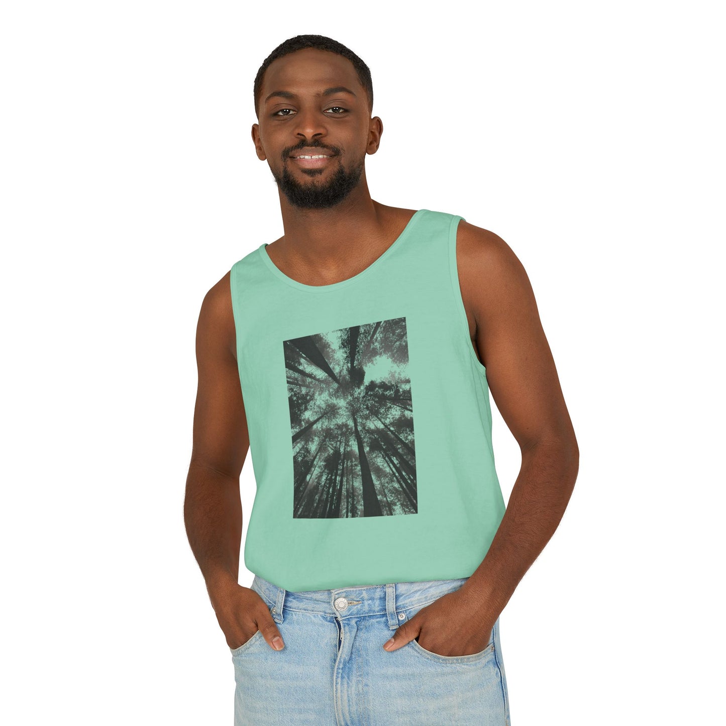 Redwood canopy- Unisex Garment-Dyed Tank Top
