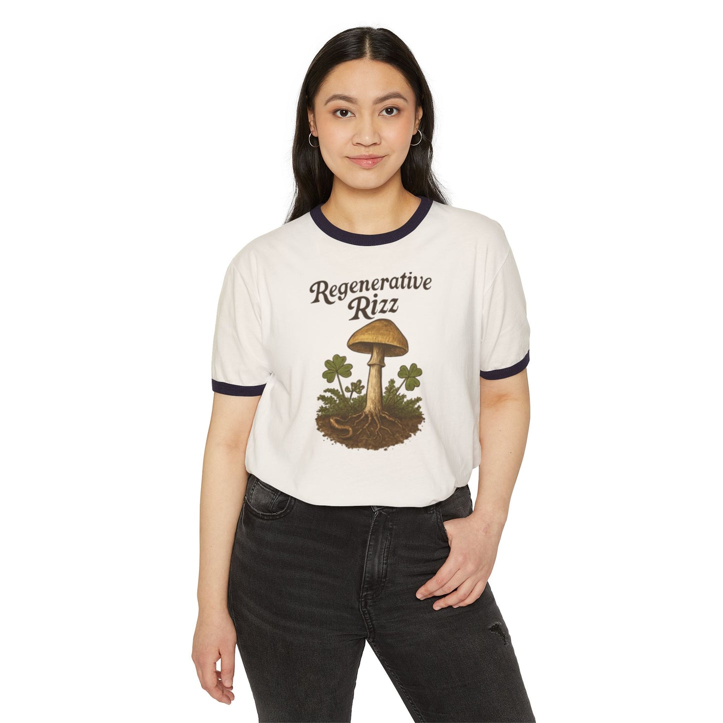 "Regenerative Rizz" Retro Nature Graphic Regenerative farming tee
