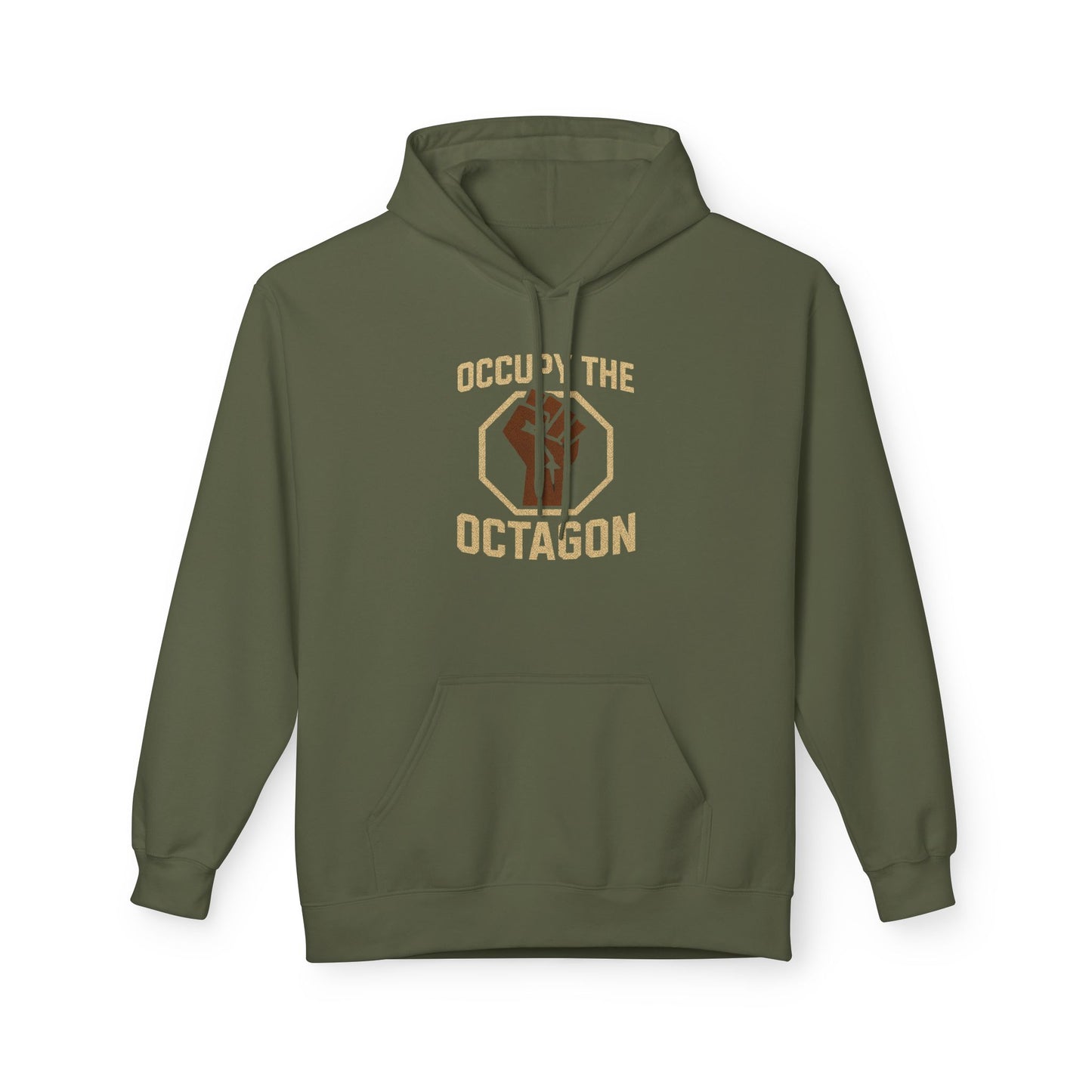 "Occupy the Octagon" MMA  Fist Graphic Hoodie