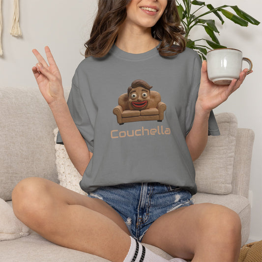Couchella!! a summer celebration of sofa lovin. Unisex Garment-Dyed T-shirt