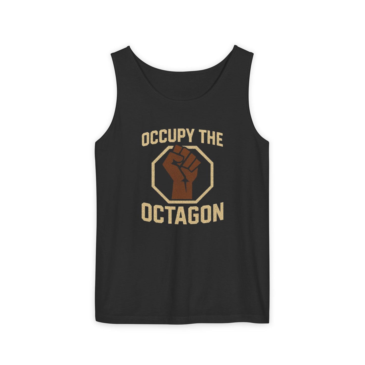 Occupy the Octagon - Unisex Garment-Dyed Tank Top