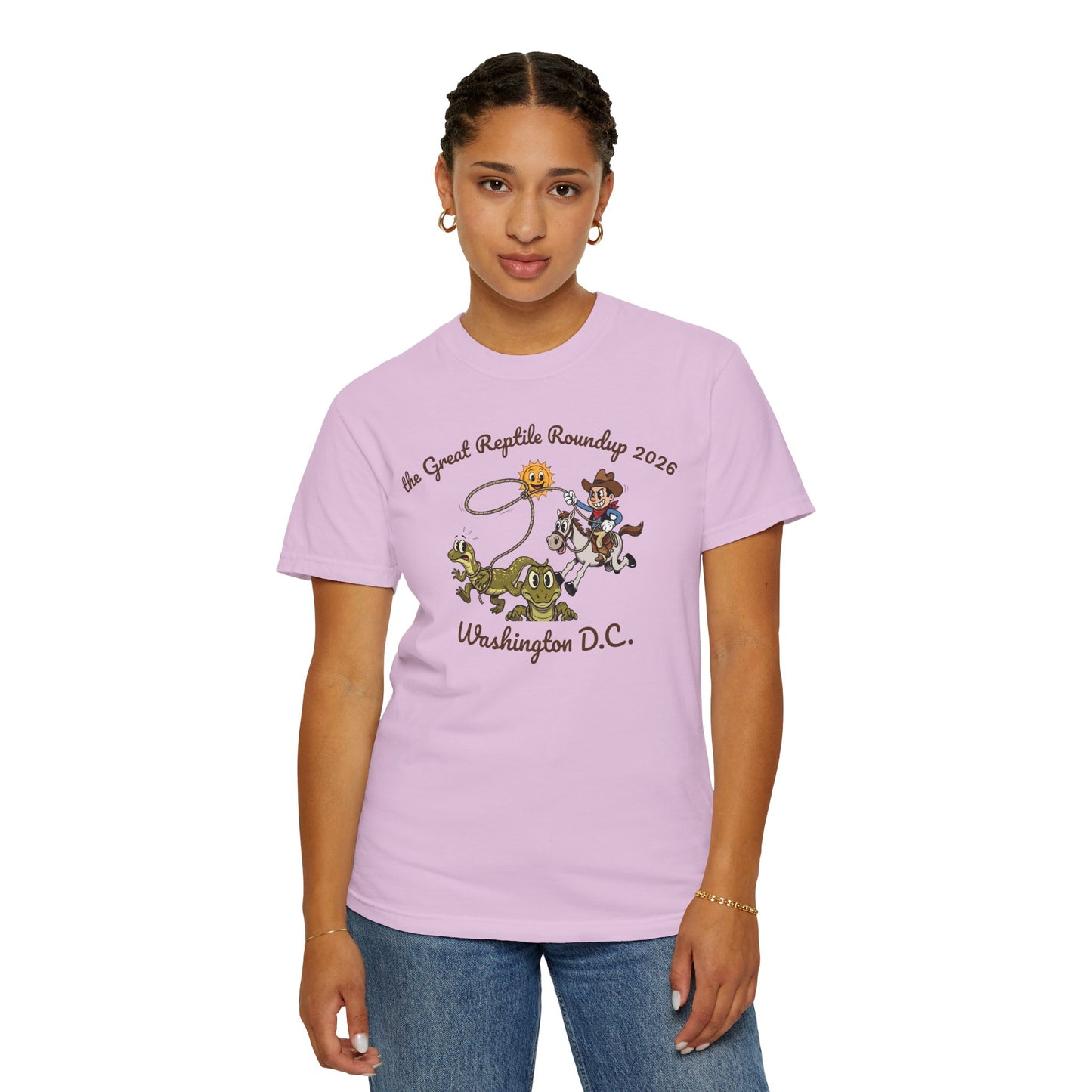 GRR - the Great Reptile Roundup of 2026 - Unisex Garment-Dyed T-shirt