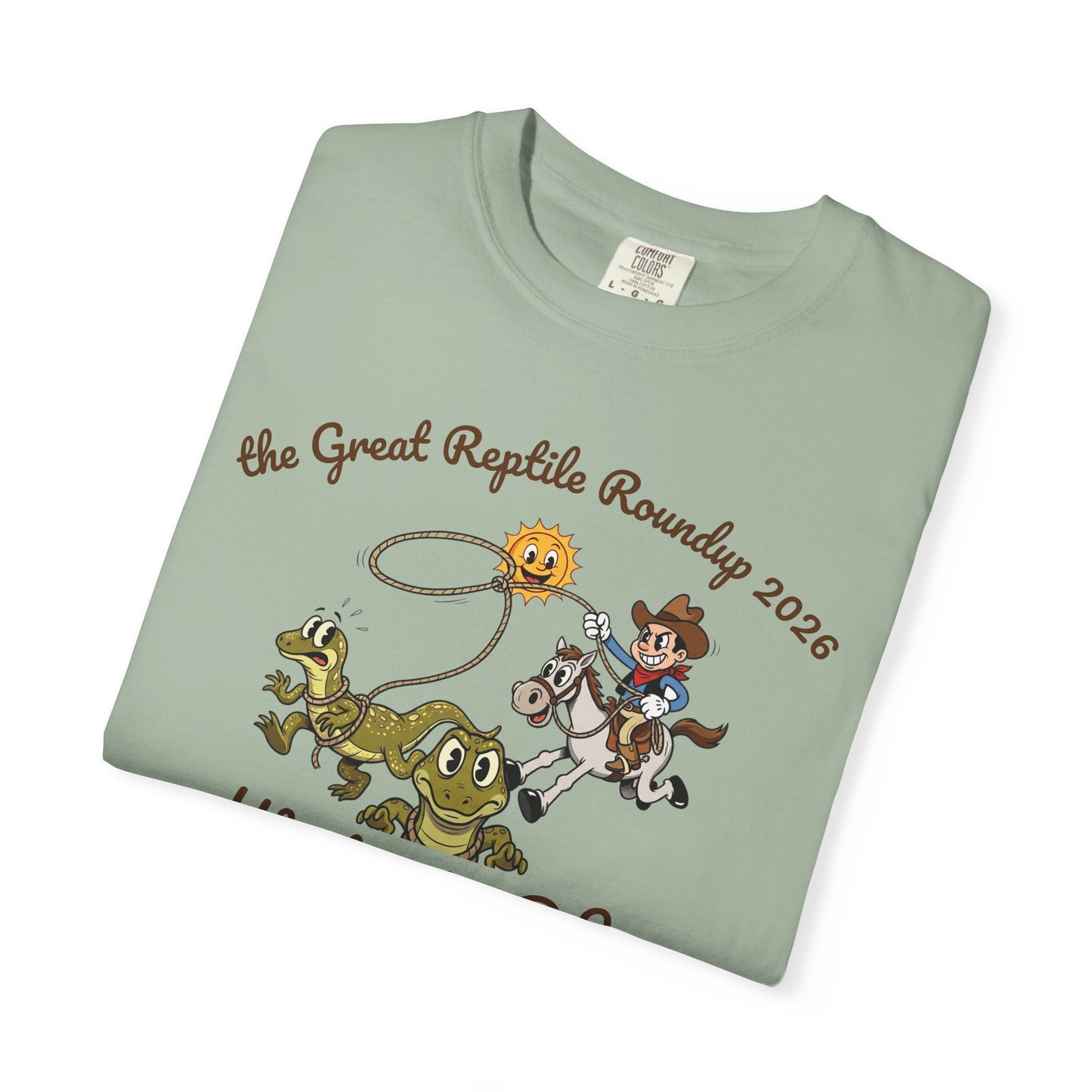 GRR - the Great Reptile Roundup of 2026 - Unisex Garment-Dyed T-shirt