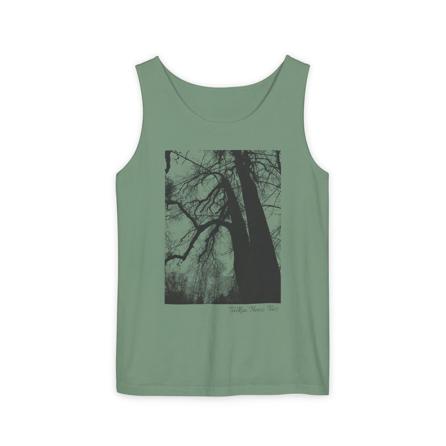Old Growth Oak  - Unisex Garment-Dyed Tank Top