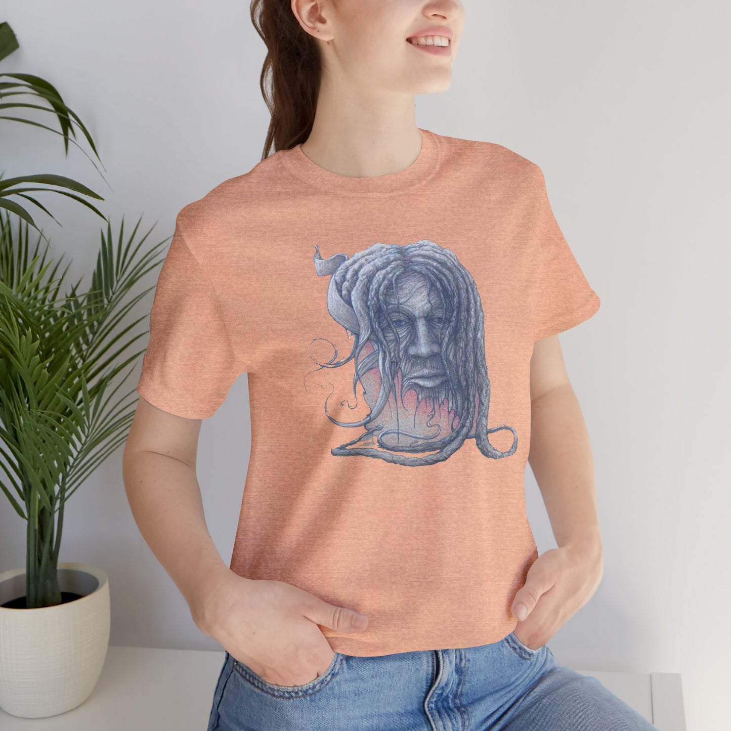 Wizdom - Graphic Tee — Surreal Rasta T‑Shirt