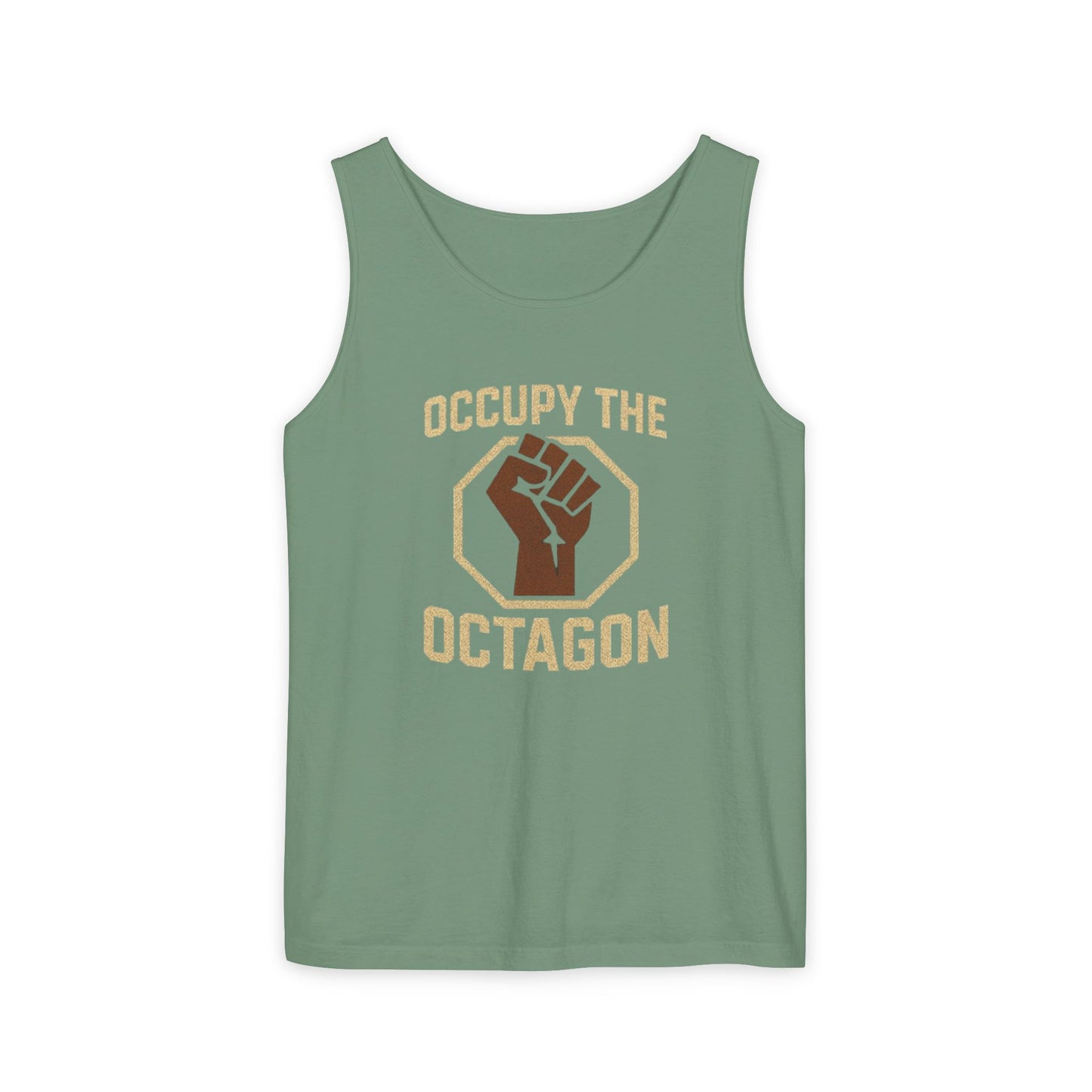 Occupy the Octagon - Unisex Garment-Dyed Tank Top