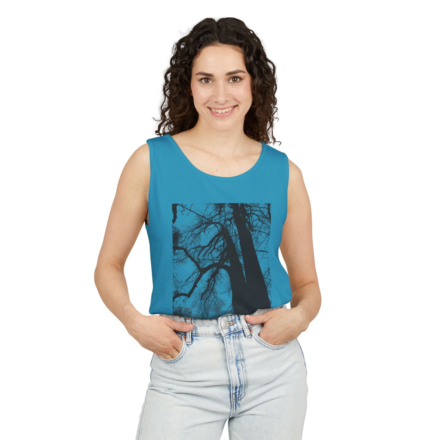 Old Growth Oak  - Unisex Garment-Dyed Tank Top
