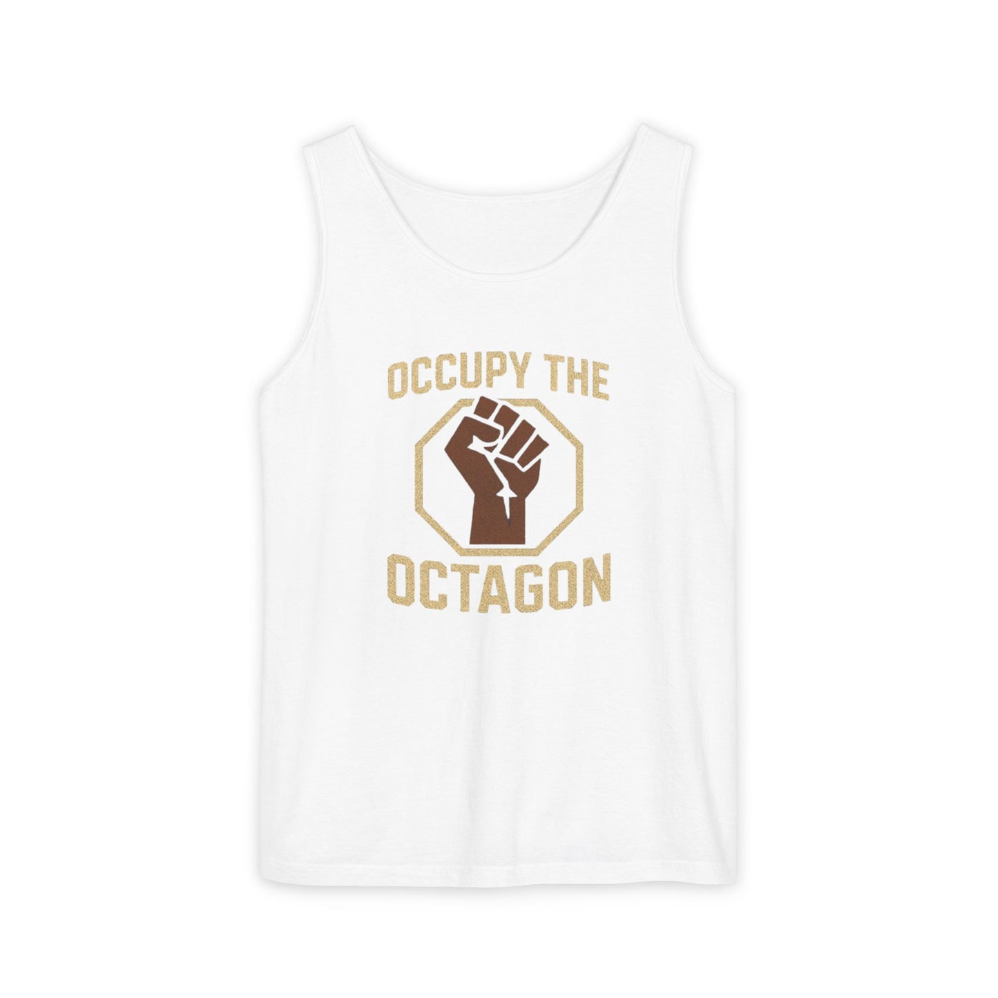 Occupy the Octagon - Unisex Garment-Dyed Tank Top