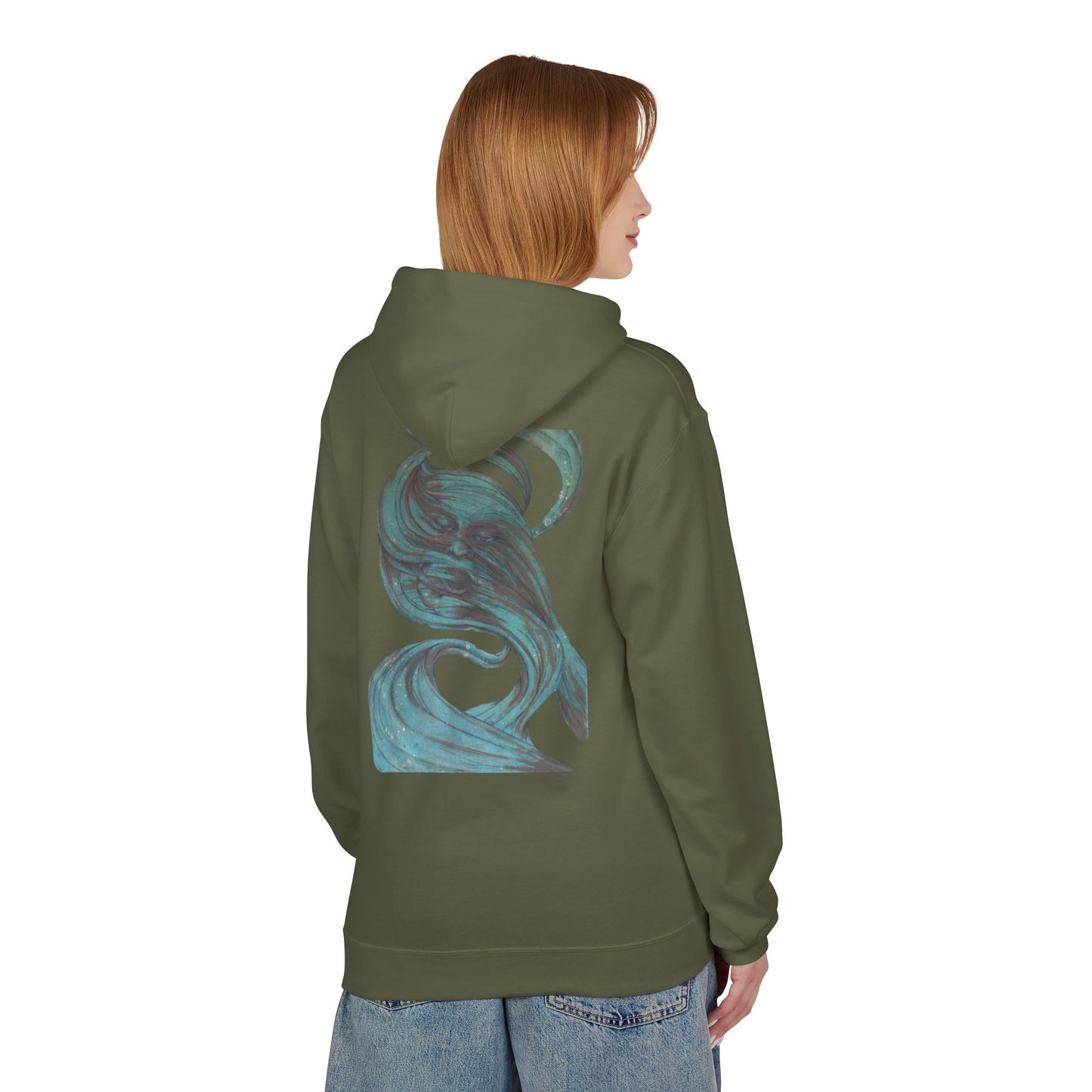 Envelopment - Fleece Hoodie  Cozy Unisex Sweatshirt