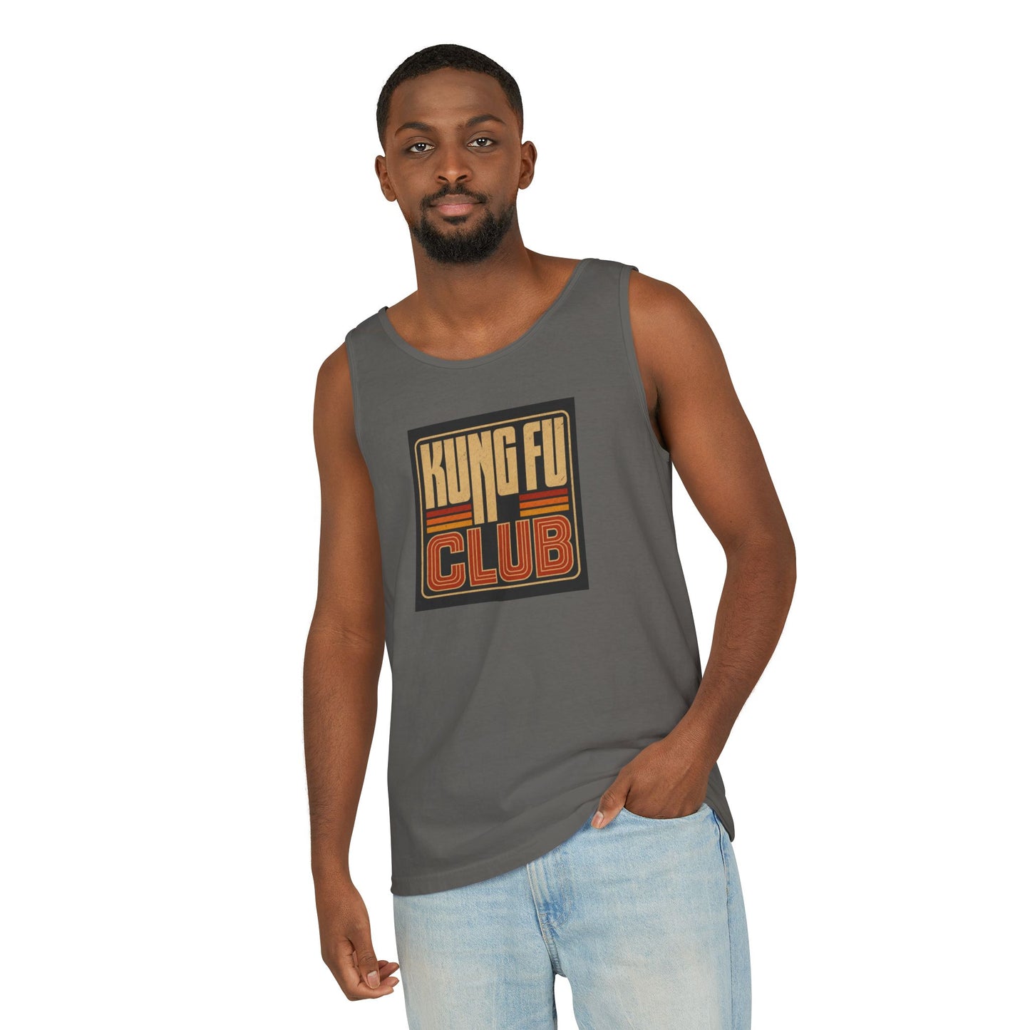 Kung Fu Club Tank Top – Retro Martial Arts Graphic Tank