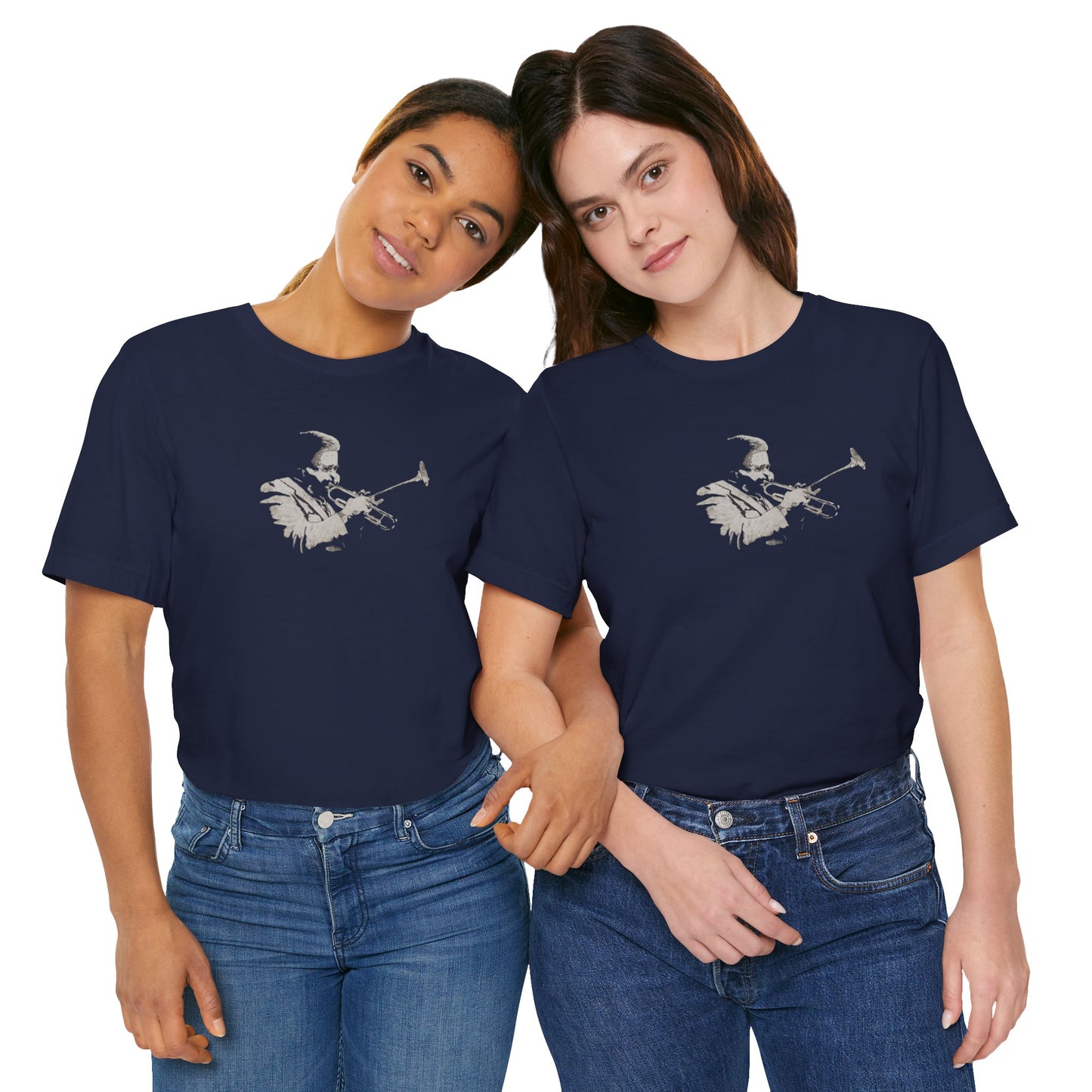 Trumpet Player Silhouette T-Shirt — Jazz Musician Tee