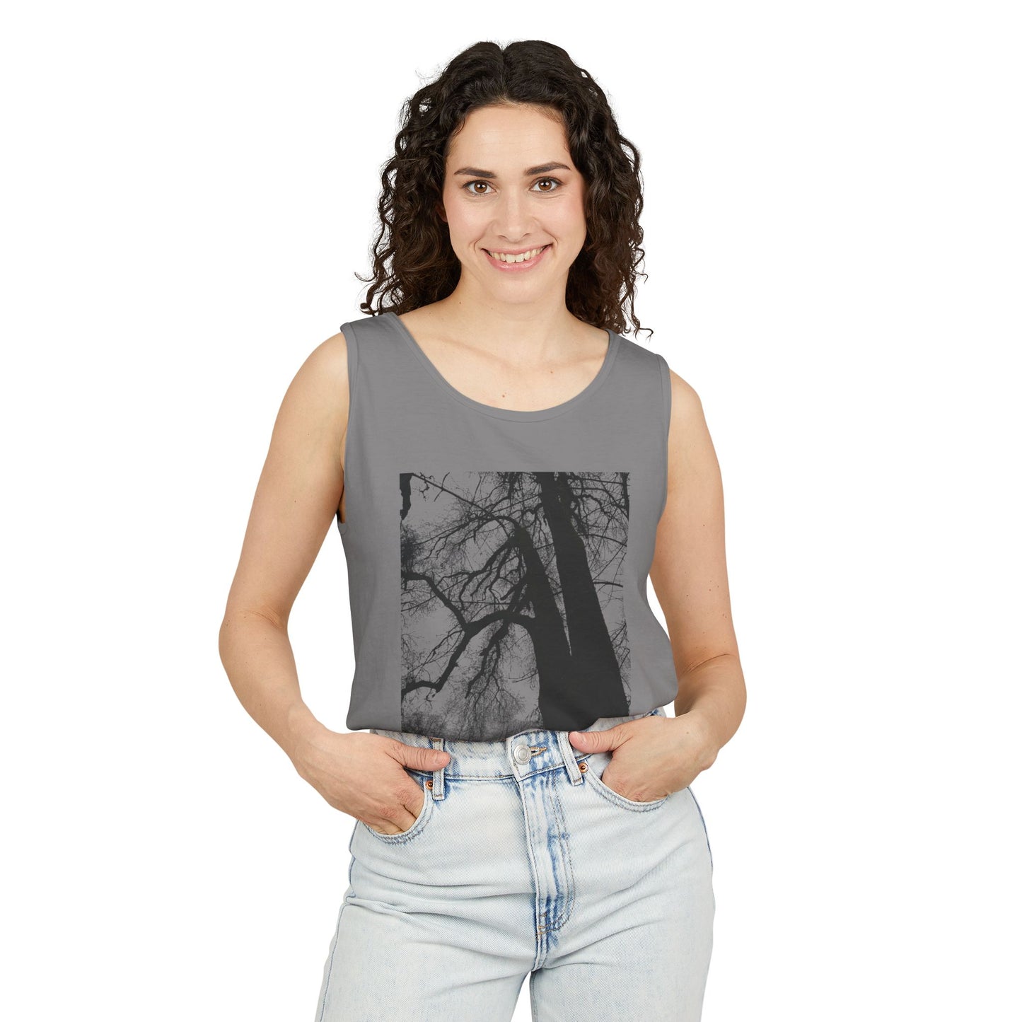 Old Growth Oak  - Unisex Garment-Dyed Tank Top