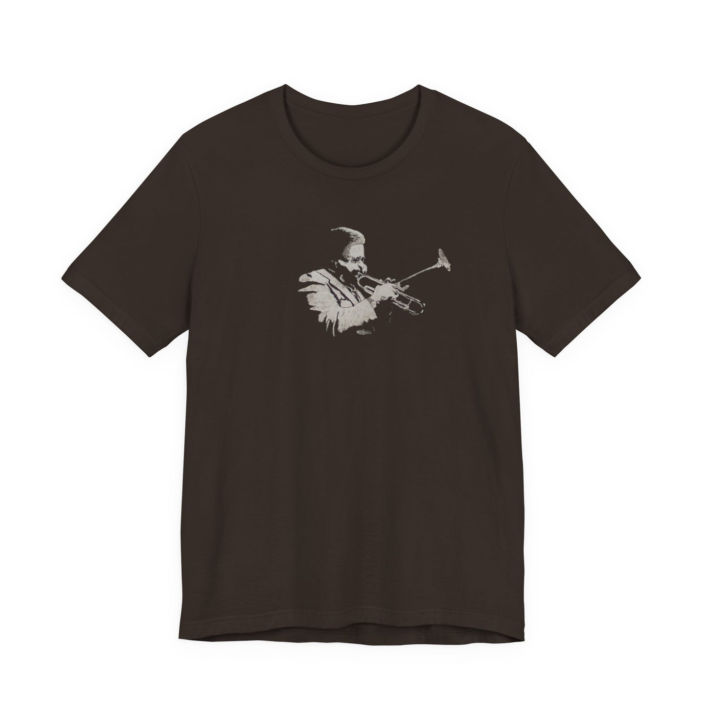 Trumpet Player Silhouette T-Shirt — Jazz Musician Tee