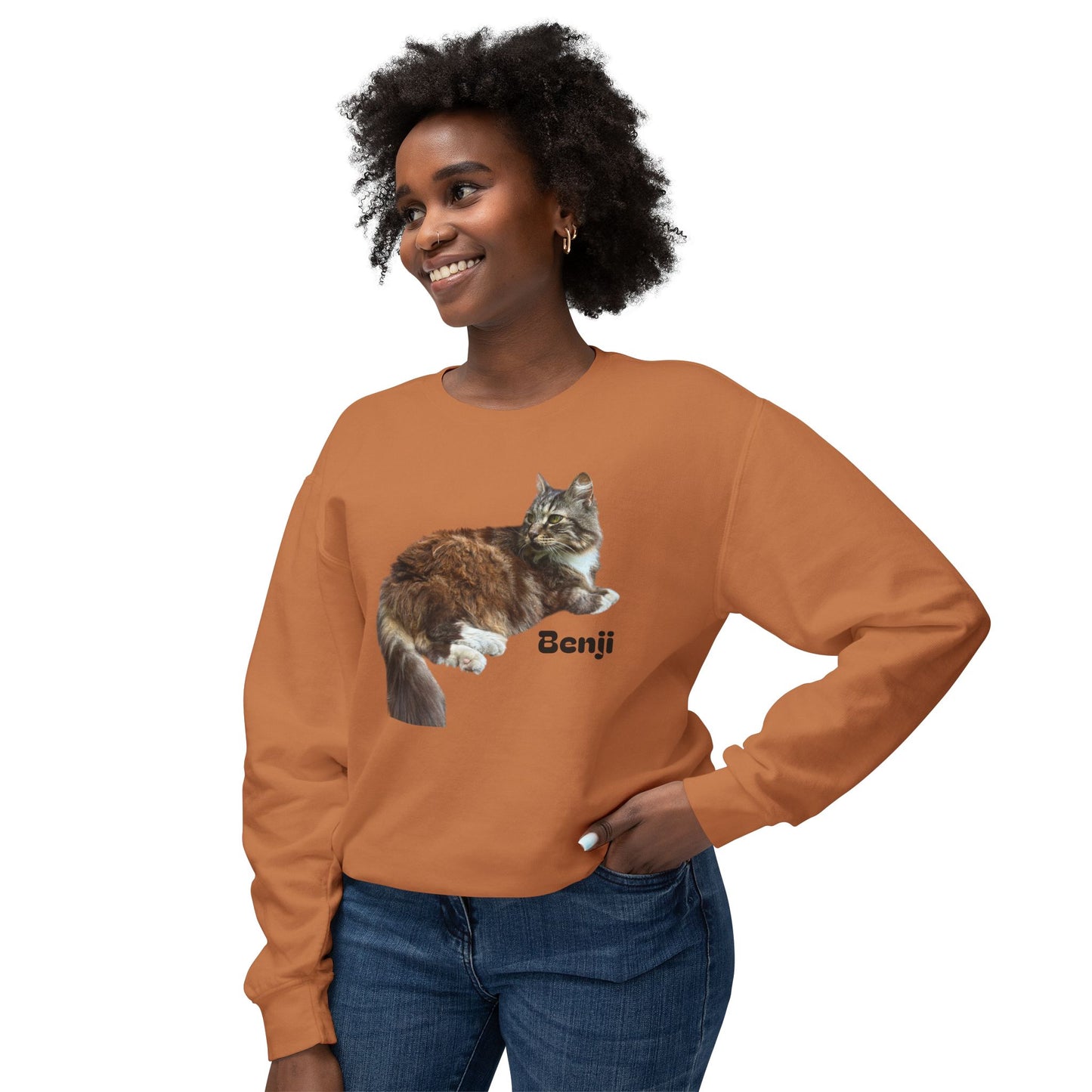Benji!!! Bear man cat - Crewneck Sweatshirt — Urban Gecko Streetwear