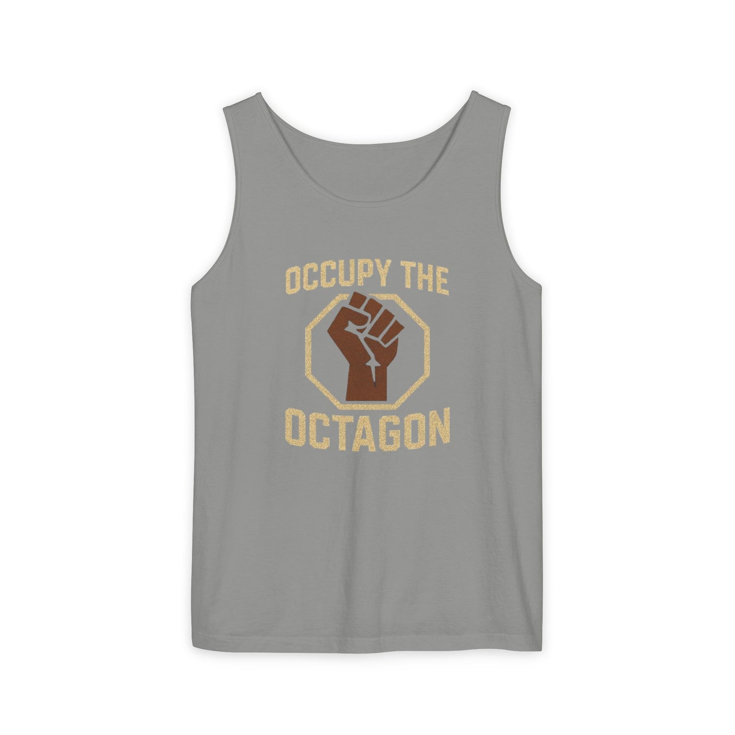 Occupy the Octagon - Unisex Garment-Dyed Tank Top