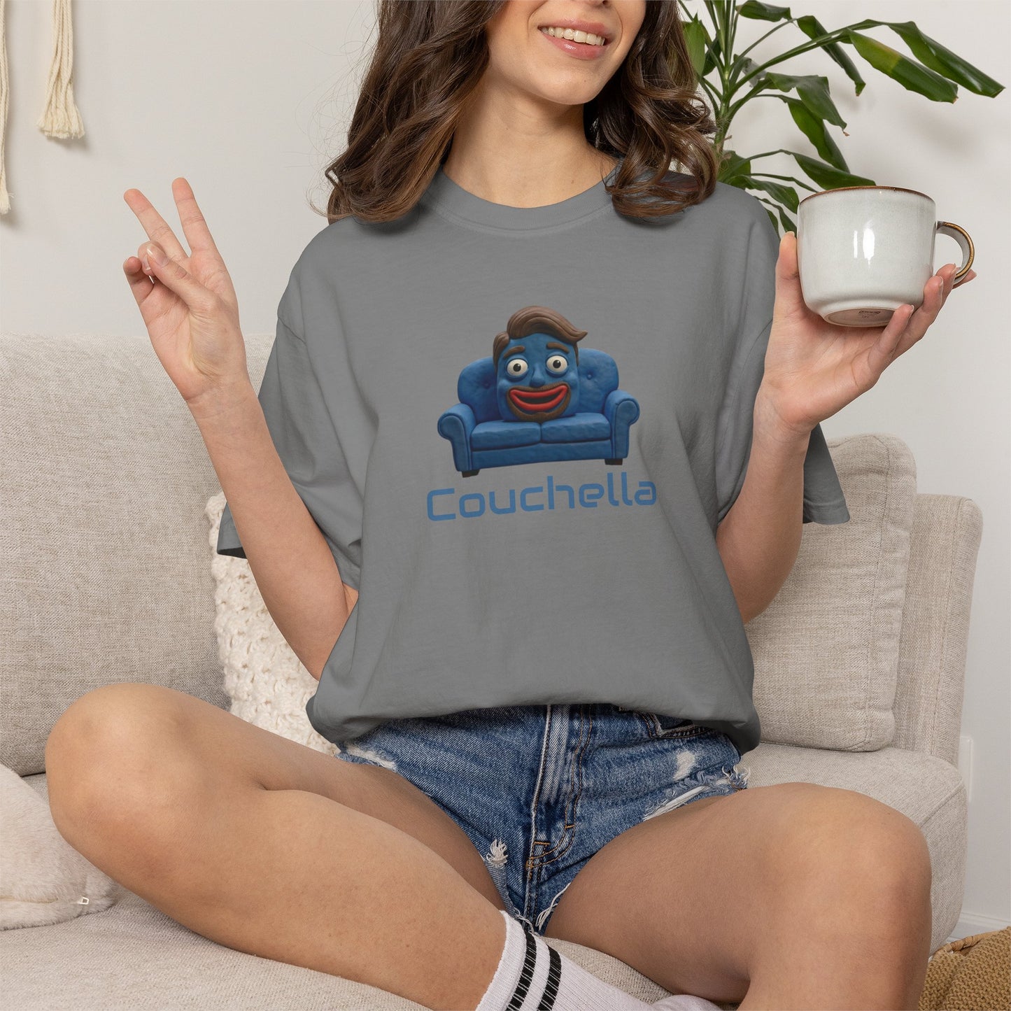 Couchella!! a summer celebration of sofa lovin. Unisex Garment-Dyed T-shirt