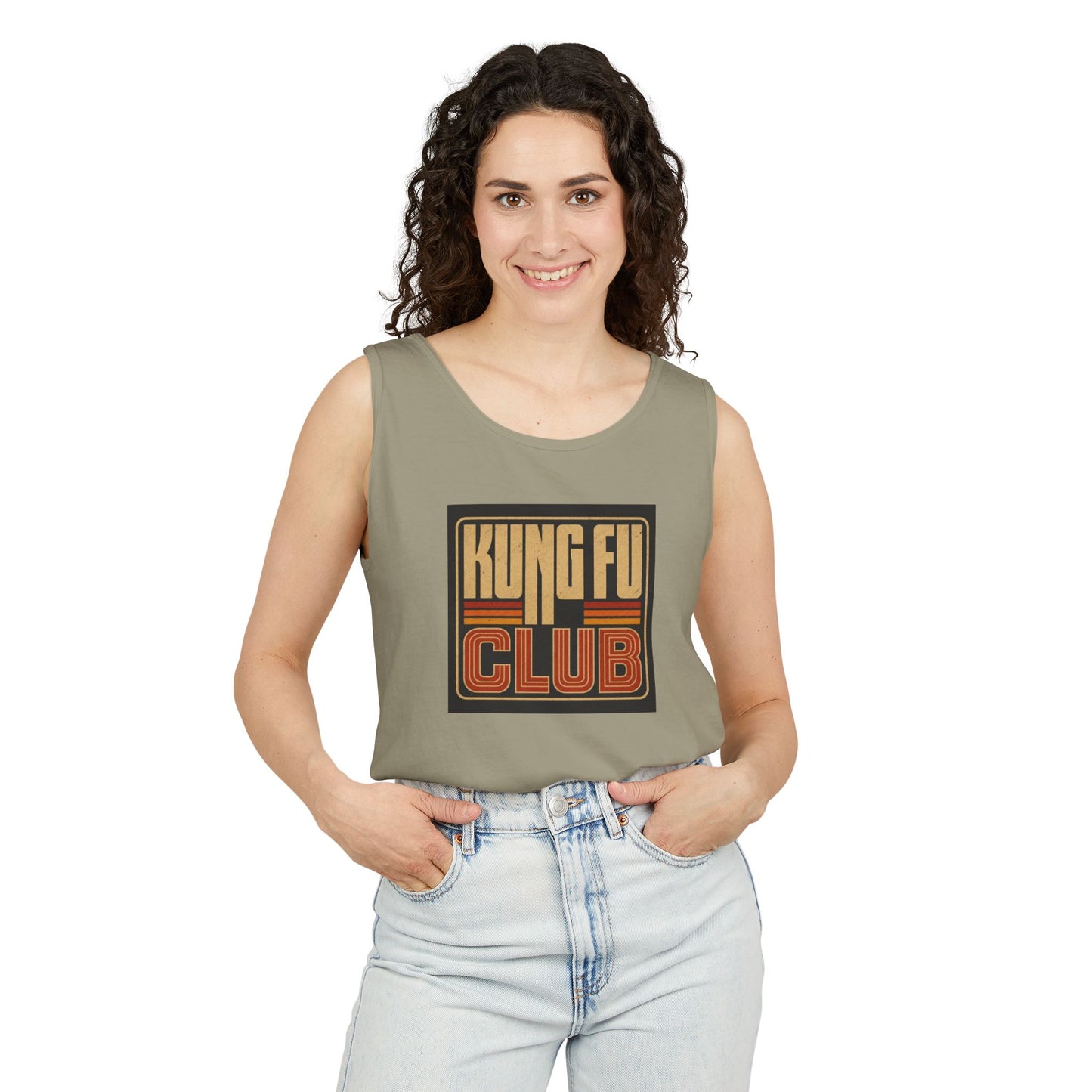 Kung Fu Club Tank Top – Retro Martial Arts Graphic Tank
