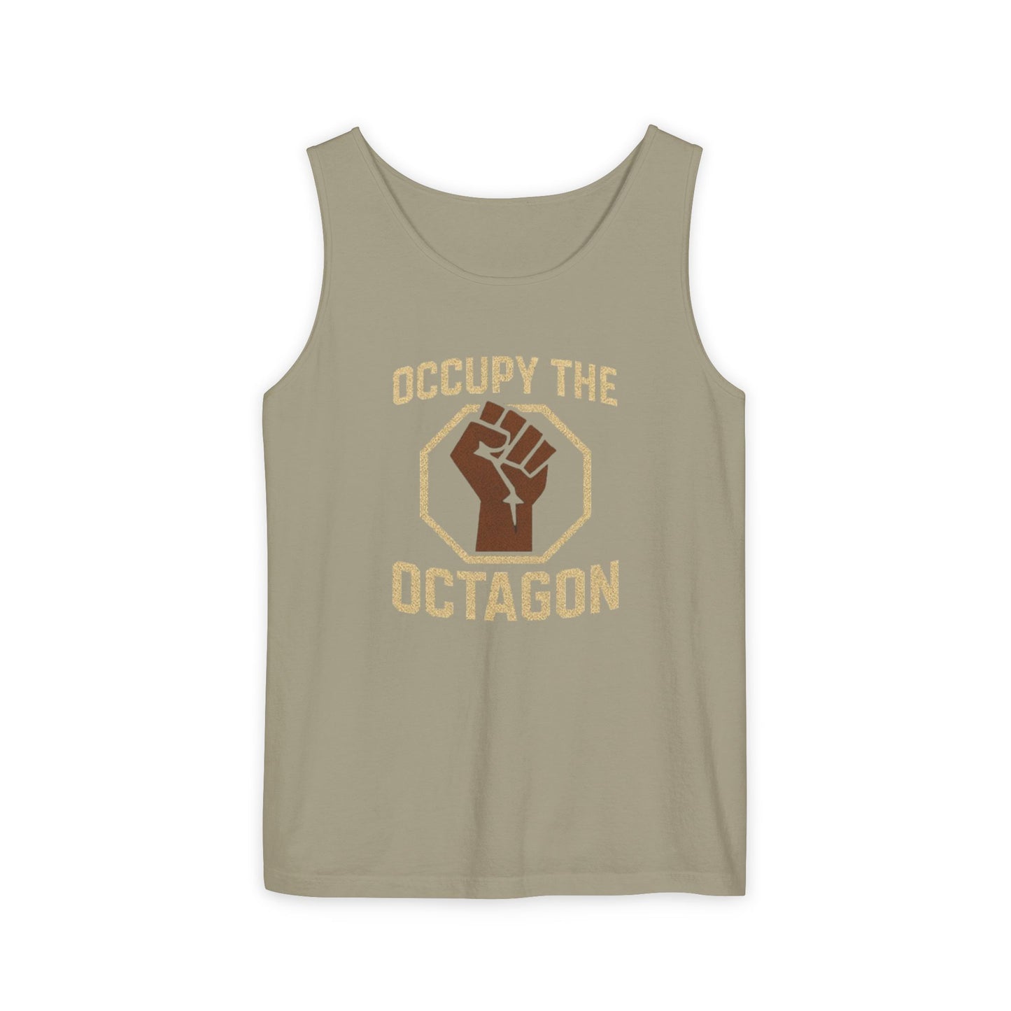 Occupy the Octagon - Unisex Garment-Dyed Tank Top
